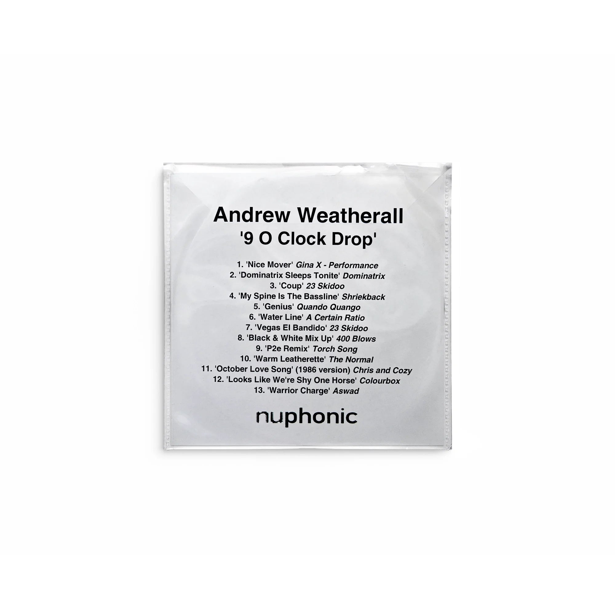 Andrew Weatherall - 9 O'Clock Drop