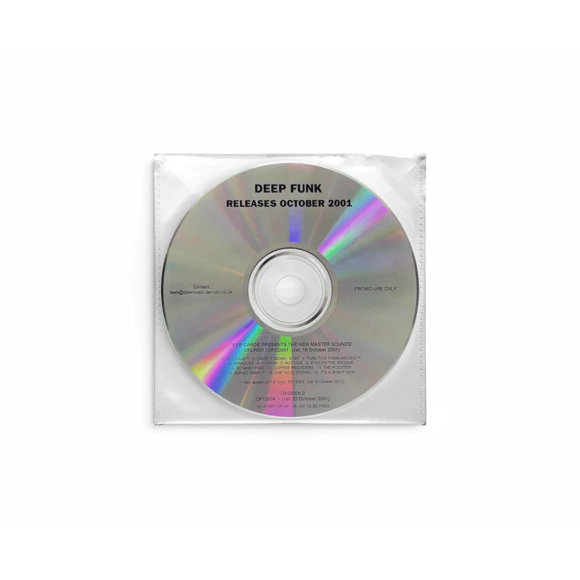 Keb Darge Presents The New Mastersounds / Chosen 2 - Deep Funk Releases October 2001