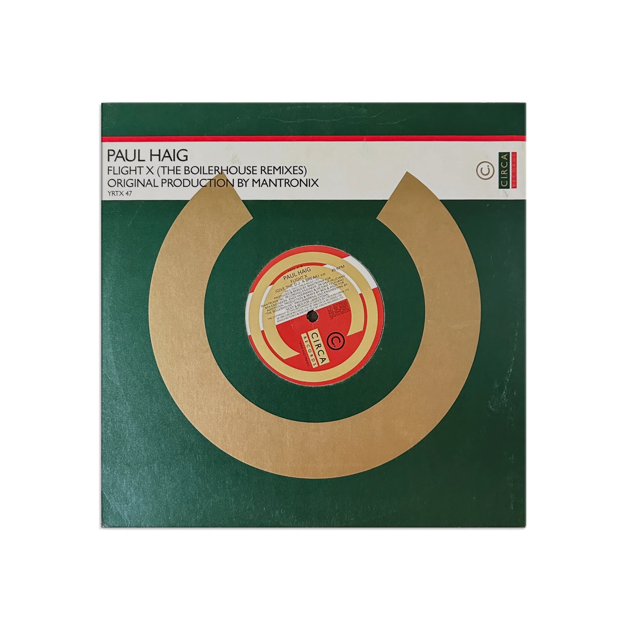 Paul Haig - Flight X (The Boilerhouse Remixes)