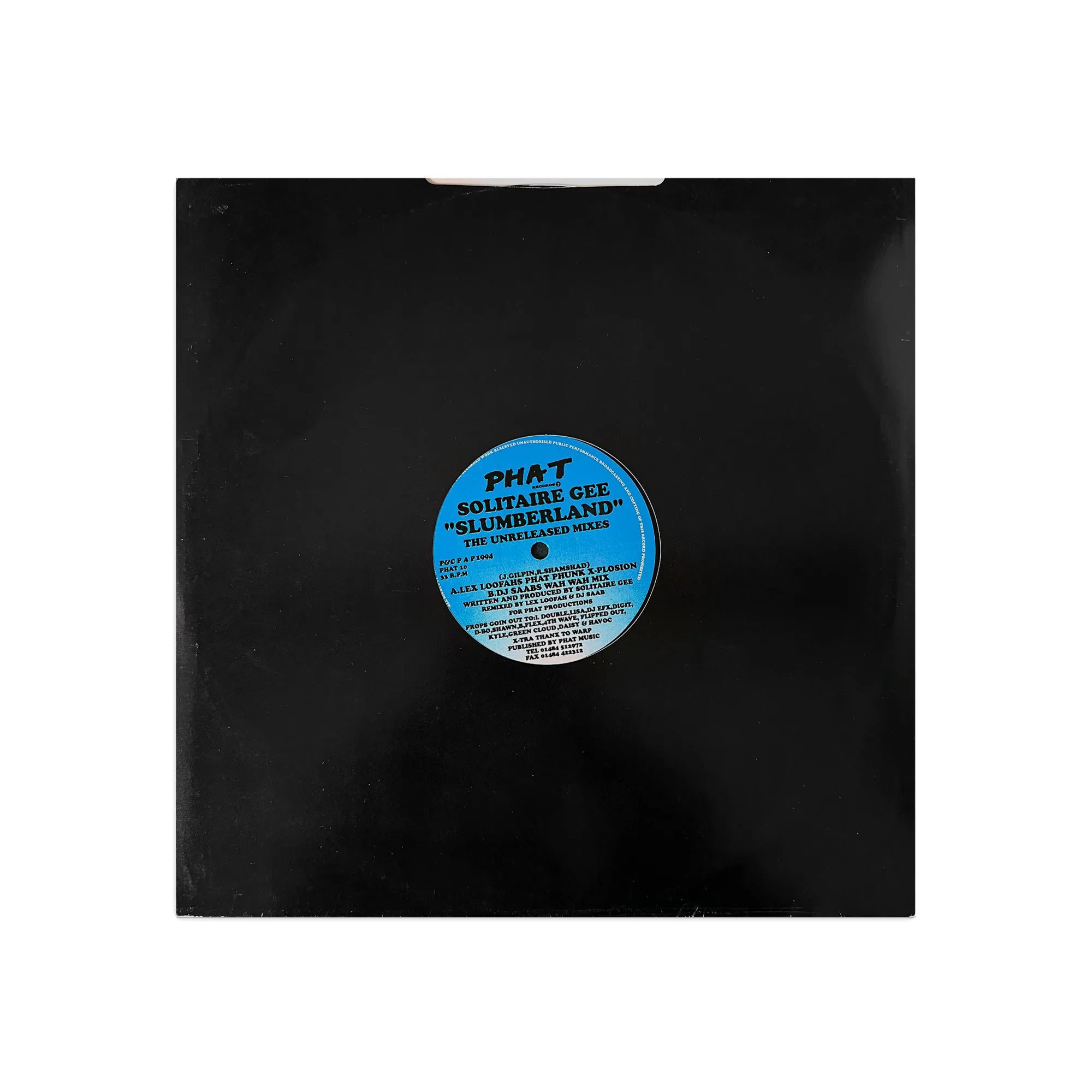 Solitaire Gee – Slumberland (The Unreleased Mixes)